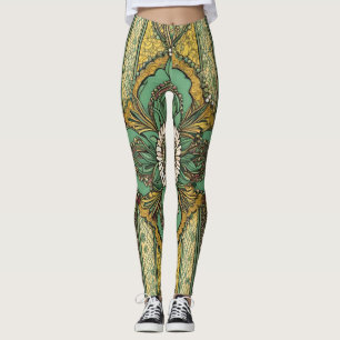Floral Nature AI art  Leggings