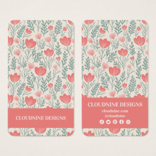 Floral Necklace Earring Pink Jewellery Display Car