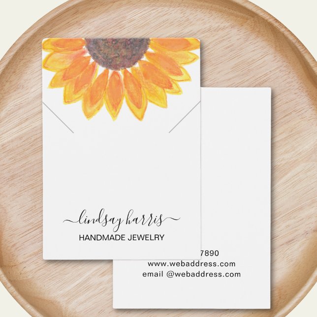 Floral Necklace Jewellery Display Card (Creator Uploaded)