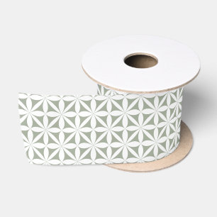 Floral Net Satin Ribbon