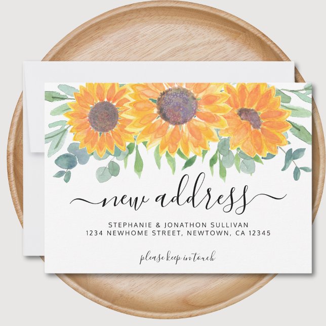  Floral New Address Moving Announcement  (Creator Uploaded)