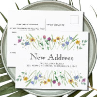 Floral New Address Moving