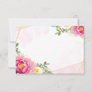 Floral Note Card