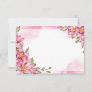 Floral Note Card