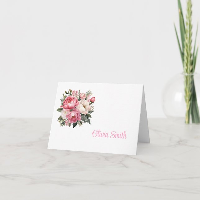Floral Note Card (Front)