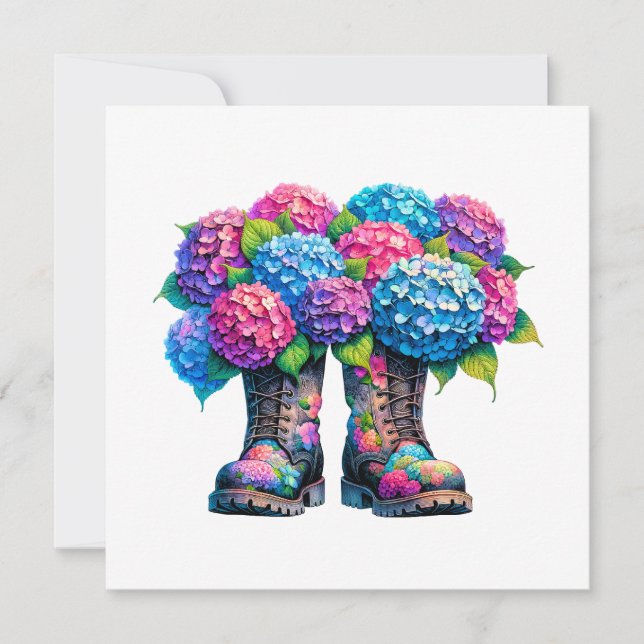 Floral Note Card and Art to Frame (Front)