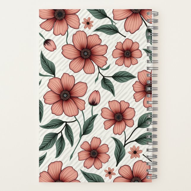 Floral notebook (Back)
