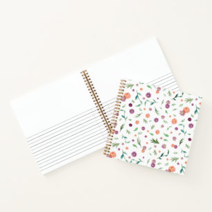 Floral Notebook Gift for Mom   Pretty Journal