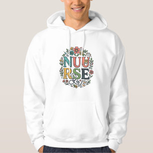 Floral Nurse Shirt Design Vintage Medical Art_1
