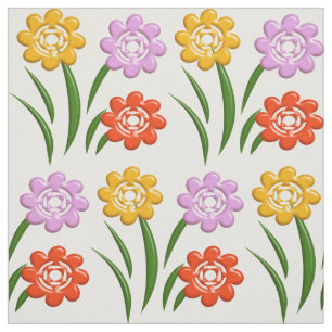 Floral nursery pattern fabric