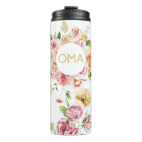 Floral Oma Gift Tumbler