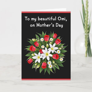 Floral Omis Day Card