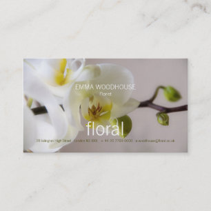 Floral - Orchid Business Card