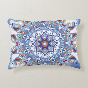 Floral ornament, artistic design. decorative cushion