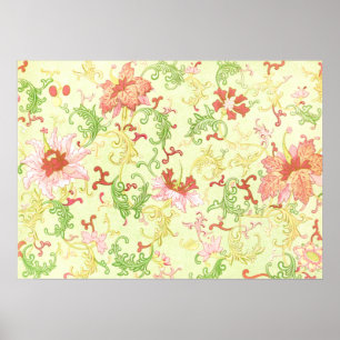 Floral Ornament by Owen Jones Poster