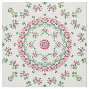 Floral ornament fabric