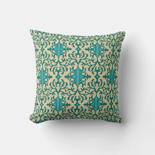 Floral Ornament: Fashionable Modern Seamless Cushion