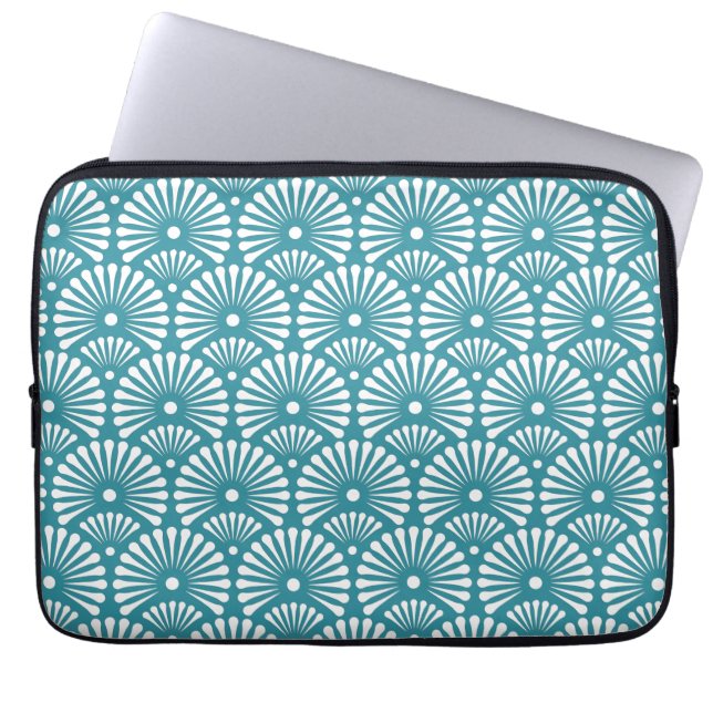 Floral Ornament Laptop Sleeve (Front)