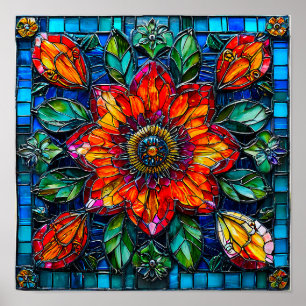 Floral Ornament Poster