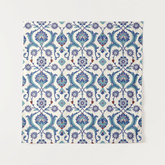 Floral Ornament: Traditional Arabic Pattern. Tapestry (Front)