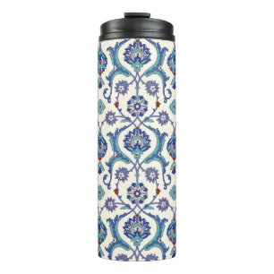 Floral Ornament: Traditional Arabic Pattern. Thermal Tumbler