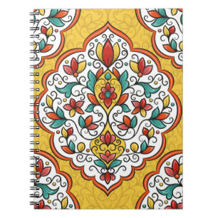 Floral Ornament: Turkish Indian Motifs. Notebook