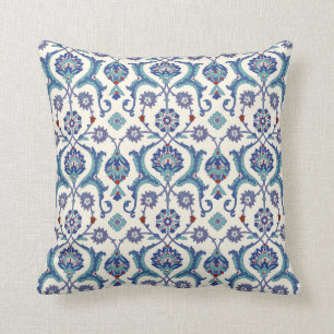 Floral Ornamental pattern. Traditional Arabic seam Cushion
