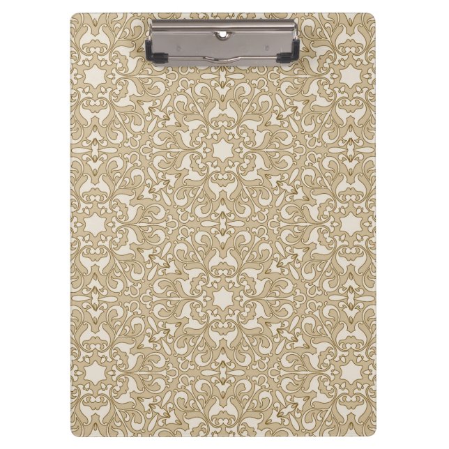 Floral ornate background clipboard (Front)