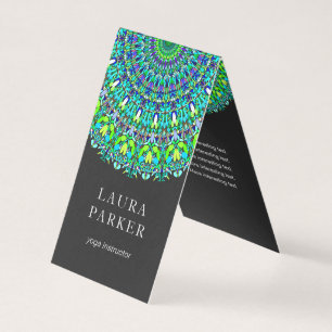 Floral Ornate Mandala Business Card