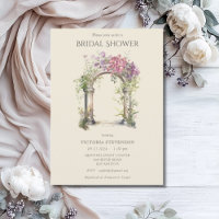 Floral Ornate Wedding Arch Bridal Shower