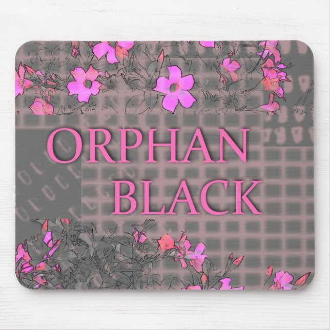 Floral Orphan Black-Alison edition Mouse Pad (Front)