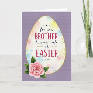Floral Ovoid Pattern Card