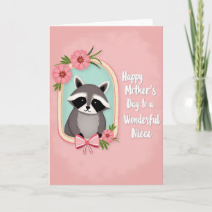 Floral Owl Mothers Day Card