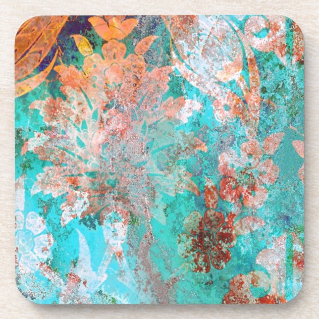 Floral Painting Coaster (Front)