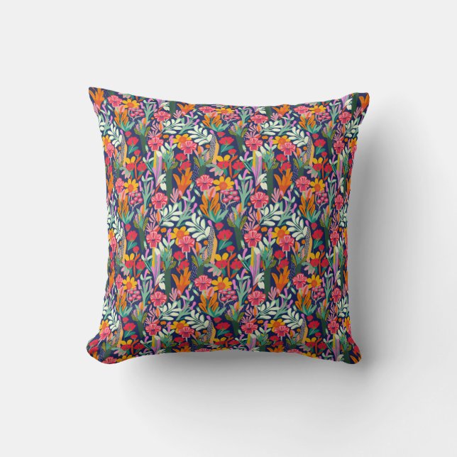 Floral Painting  Cushion (Front)