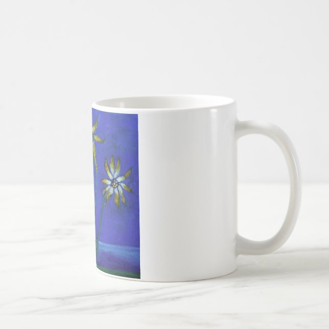 Floral Painting White 325 ml  Classic White Mug (Right)