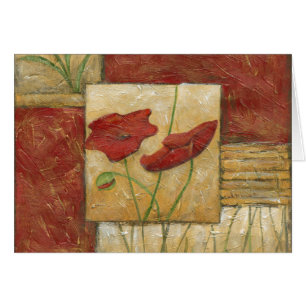 Floral Painting with Visible Brush Strokes