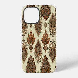 Floral paisley, Asian textile vintage pattern. iPhone 12 Case