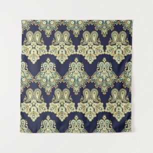 Floral paisley seamless pattern. illustration in A Tapestry