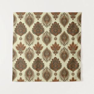 Floral paisley seamless pattern. Vintage illustrat Tapestry