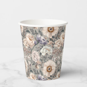 Floral Paper Cup