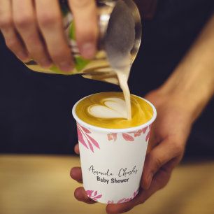 Floral Paper Cups