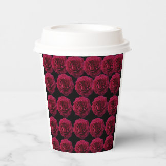 Floral Paper Cups  Eco-Friendly Drinkware Disposal