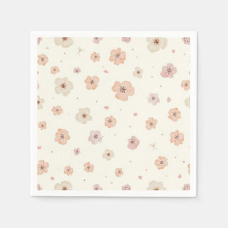 floral paper napkins