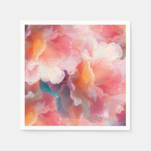 Floral Paper Plate Napkin