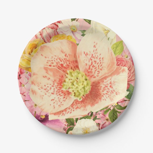 Floral Paper Plates (Front)