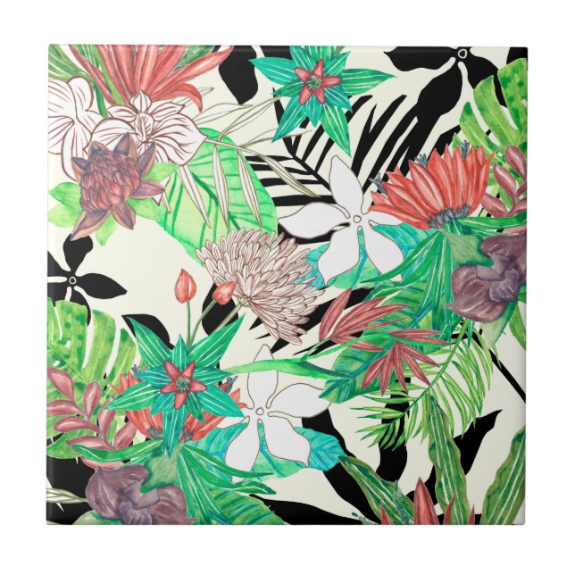 Floral Paradise II Tile (Front)