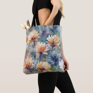 Floral paradise tote bag