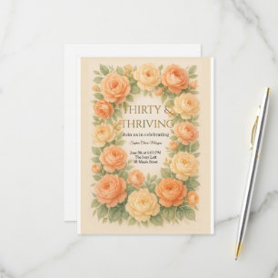 Floral Pastel Blooms RSVP Card