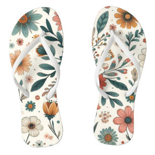 Floral Pastel Blossoms Jandals